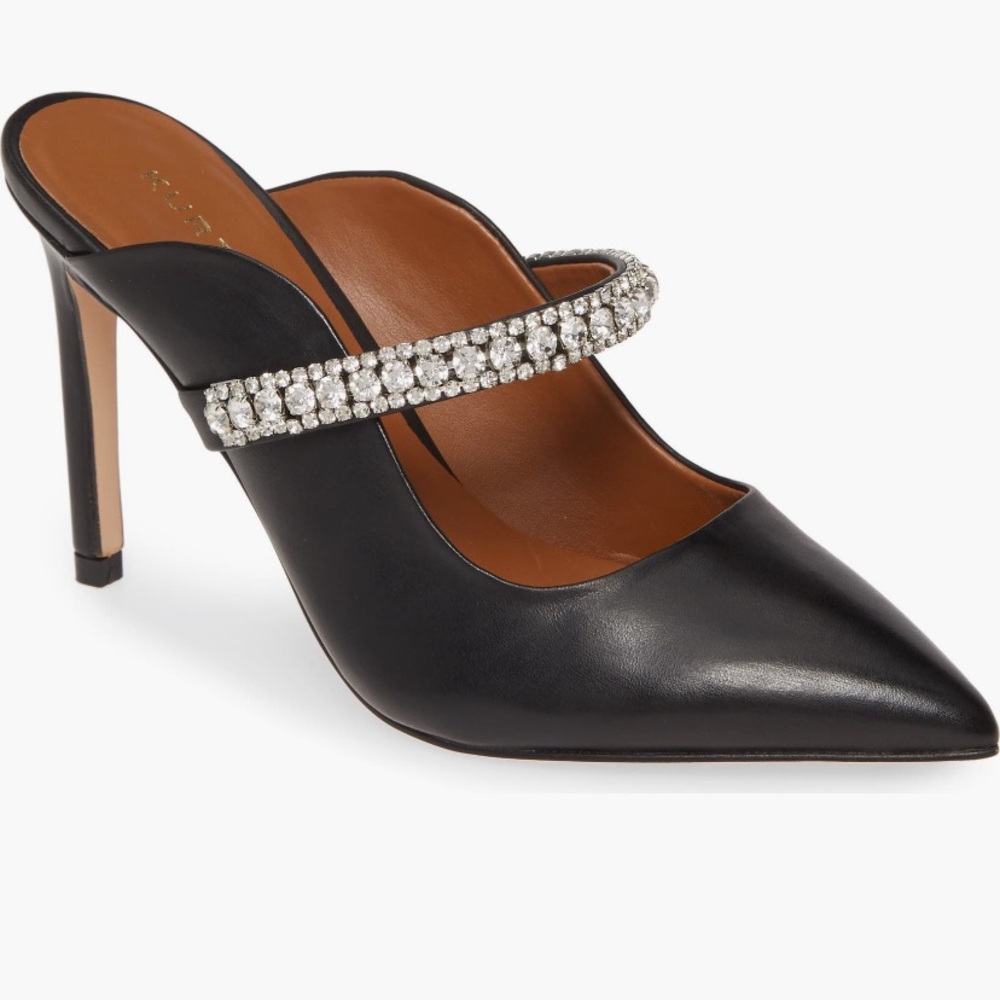 Kurt Geiger Duke Pointed Mule Heel